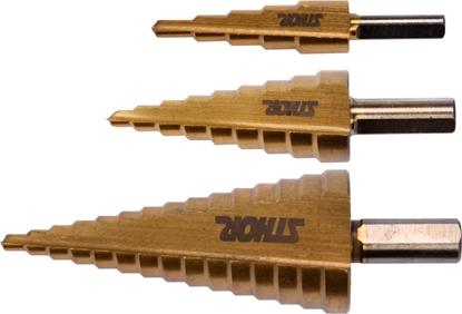 Picture of Wierto Sthor STHOR ZESTAW WIERTE STOPNIOWYCH 3szt. T22616