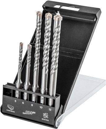 Picture of Wierto Topex do betonu SDS+ 5 6 10 12 8mm 5szt. (57H572)