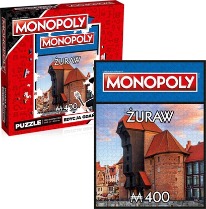Attēls no Winning Moves Puzzle 1000 Monopoly Gdańsk Żuraw