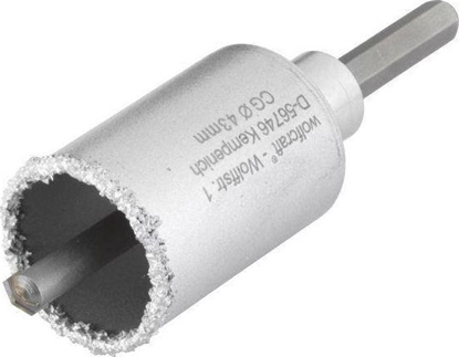 Изображение Wolfcraft Otwornica 43 mm Wolfcraft - z nasypem z wglików spiekanych, kompletna