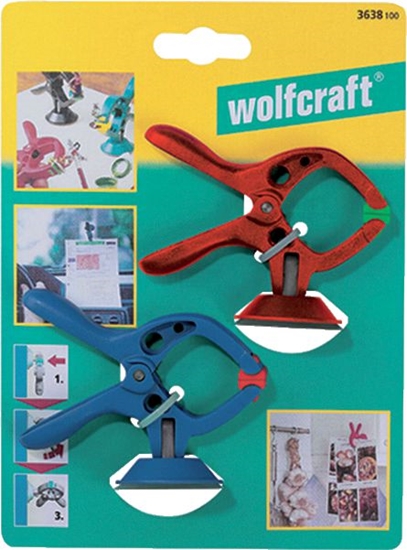 Изображение Wolfcraft cisk sprynowy MicroFix 30mm 2szt. (3638100)