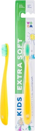 Изображение Woom Woom Kids Extra Soft Toothbrush bardzo delikatna szczoteczka do zbów dla dzieci 2-6 Years