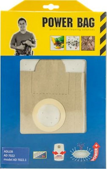 Picture of Worek do odkurzacza Adler Worki do odkurzacza (Wókno syntetyczne; Adler AD 7022.1; 5 szt.)