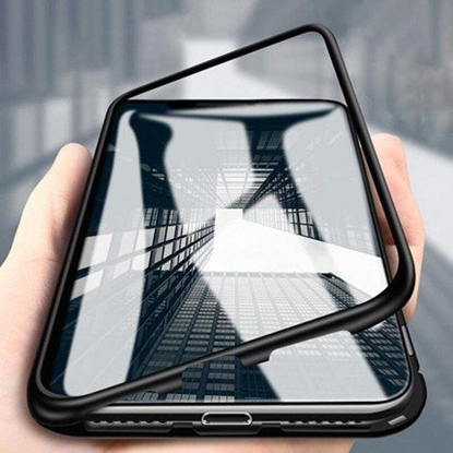 Изображение Wozinsky Wozinsky Magnetic Case Magnetyczne Etui 360 Pokrowiec Na Całą Obudowę Przód + Tył Xiaomi Mi 9 Czarny