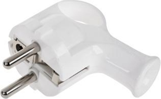 Изображение Wtyczka ktowa z UCHEM z uziemieniem unischuko biaa WT-40