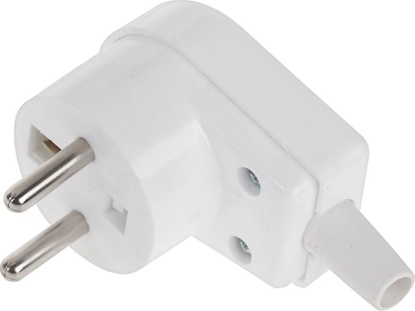 Picture of Wtyczka ktowa z uziemieniem biaa WT-20S