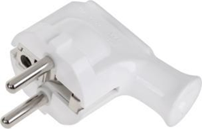 Изображение Wtyczka ktowa z uziemieniem unischuko biaa WT-35