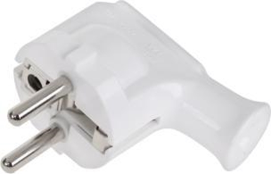 Picture of Wtyczka ktowa z uziemieniem unischuko biaa WT-35