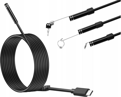 Attēls no Xrec Endoskop Kamera Inspekcyjna Usb Type-c Usb-c 10m Sztywny Kabel