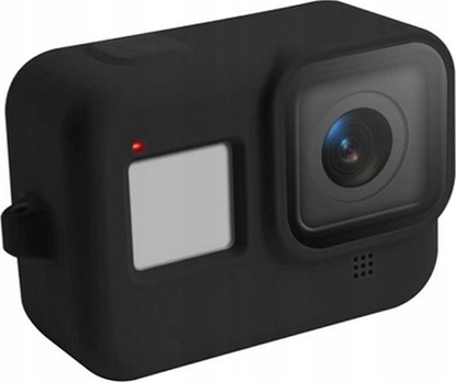Изображение Xrec Silikonowe Etui Obudowa Osona Futera Do Gopro Hero 8 Black + Pasek