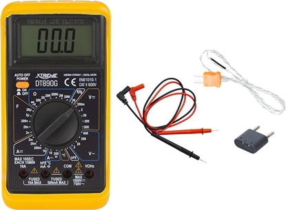 Picture of Xtreme Miernik tester napicia cyfrowy XTREME DT890G przewody pomiarowe testowanie diod