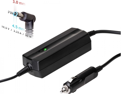 Attēls no Zasilacz do laptopa Akyga 65 W, 5.5 mm, 3.3 A, 19.5 V (AK-ND-40)