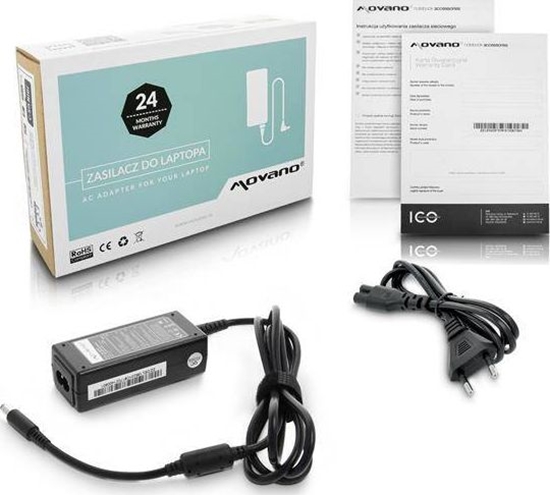 Picture of Zasilacz do laptopa Movano 45 W, 3 mm, 2.3 A, 19.5 V (ZZ/DEL195231C)