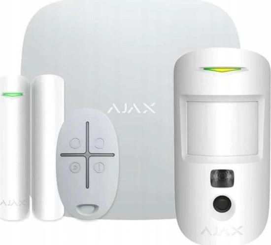 Изображение Ajax Zestaw alarmowy StarterKit Cam Plus Hub 2 Plus, MC, DP, SC biay
