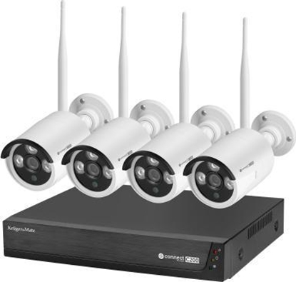 Изображение WiFi videonovērošanas kameru komplekts | 2Mpix | Kruger & Matz CCTV