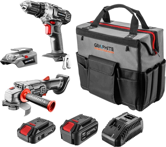 Picture of Zestaw elektronarzdzi Graphite 7-elementowy (58G093-CS)