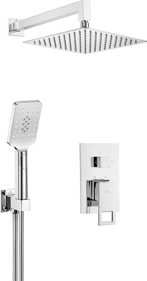 Изображение Zestaw prysznicowy Deante CASCADA CHROM KOMPLET PODTYNKOWY ANEMON BIS