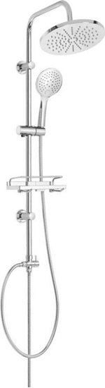 Picture of Zestaw prysznicowy Invena Corso z deszczownic chrom (AU-23-001-C)