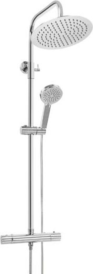 Picture of Zestaw prysznicowy Invena Imola Exe z deszczownic z bateri termostatyczn chrom (AU-11-001)