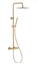 Picture of Zestaw prysznicowy KFA Moza Deszczownia Premium Z Bateri Natryskow Termostatyczn, Zoty Szczotkowany PVD (5736-920-31)