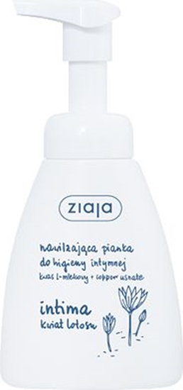 Picture of Ziaja Intima Kwiat lotosu Nawilajca pianka do higieny intymnej 250ml