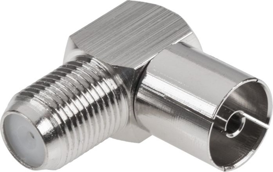 Picture of Zcze gn. TV-gniazdo F ktowe metal