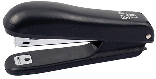 Изображение Zszywacz SAX DO 10 KARTEK CZARNY ZINTEGROWANY ROZSZYWACZ ZSZYWKI GRATIS (ISAX19-05+10/5)