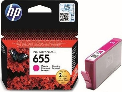 Attēls no HP 655 Magenta Original Ink Advantage Cartridge