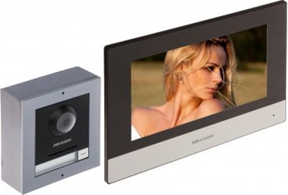 Изображение Hikvision ZESTAW WIDEODOMOFONOWY DS-KIS702 Hikvision