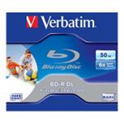 Pilt *BD-R DL 50Gb/6x Blu-rayDisc (jewel) printable Verbatim