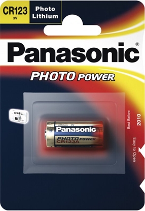 Picture of 100x1 Panasonic Photo CR-123 A Lithium VPE Outer Box