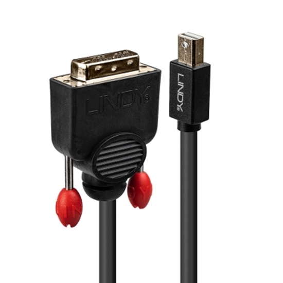 Изображение 1m Mini DisplayPort to DVI Cable, Black