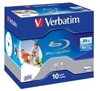 Picture of 1x10 Verbatim BD-R Blu-Ray 25GB 6x Speed, printable, Jewel Case