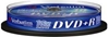 Picture of 1x10 Verbatim DVD+R 4,7GB 16x Speed, matt silver Cakebox