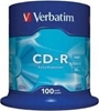 Picture of 1x100 Verbatim Data Life CD-R 80 700MB, 52x Speed, Cake Box