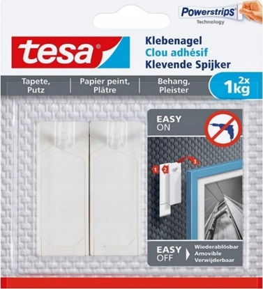 Изображение 1x2 Tesa Adhesive Nail    1,0 kg for Wallpaper & Plaster    77773