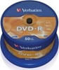 Picture of 1x50 Verbatim DVD-R 4,7GB 16x Speed, matt silver