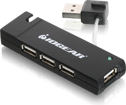 Attēls no HUB USB IOGear 4x USB-A 2.0 (GUH285W6)