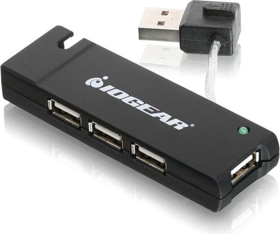 Изображение HUB USB IOGear 4x USB-A 2.0 (GUH285W6)