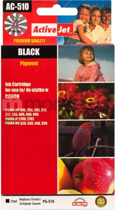 Attēls no Tusz Activejet tusz AC-510R (PG-510) Black