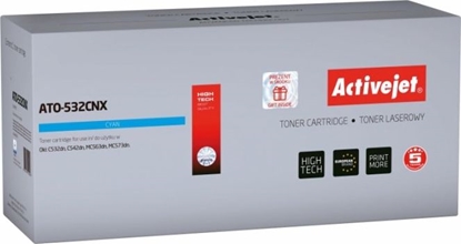 Attēls no Toner Activejet ATO-532CNX Cyan Zamiennik 46490607 (ATO-532CNX                     )