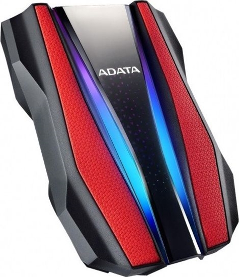 Picture of External HDD|ADATA|AHD770G-2TU32G1-CRD|2TB|USB 3.2|Colour Red|AHD770G-2TU32G1-CRD
