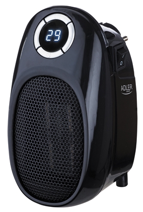 Picture of Adler Thermofan - Easy Heater AD 7726 Ceramic, 400 W, Number of power levels 2, Suitable for rooms up to 32 m², Black