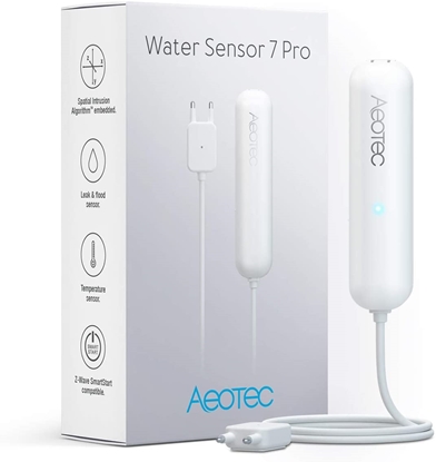 Attēls no AEOTEC | Water Sensor 7 Pro | Z-Wave Plus V2 | Zigbee | White