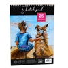 Picture of Albums skiču A4, 25 lapas, 210g/m2 akvareļu papīrs