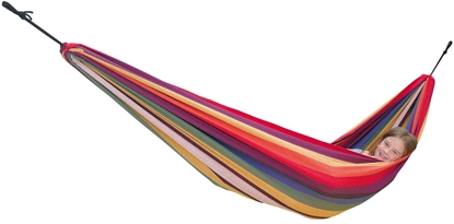 Pilt Amazonas Chico rainbow Single Hammock, 220x120 cm, 80 kg, Weatherproof and UV-resistant