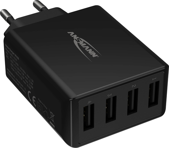 Изображение Ansmann Home Charger HC430 4xUSB 3000mA black