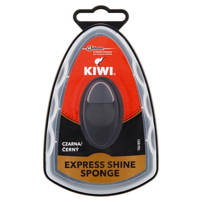 Attēls no Apavu švamme Kiwi Express Shine melna 1gab.