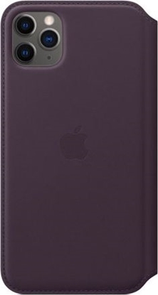 Изображение Apple Skórzane etui folio do iPhone 11 Pro Max - liwkowe