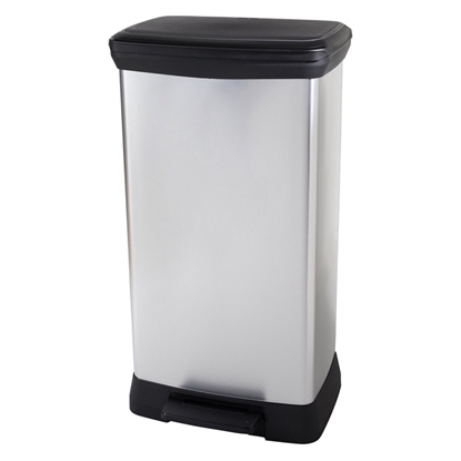 Attēls no Atkritumu tvertneDuo Deco Bin šķirošanai 23+23L sudraba